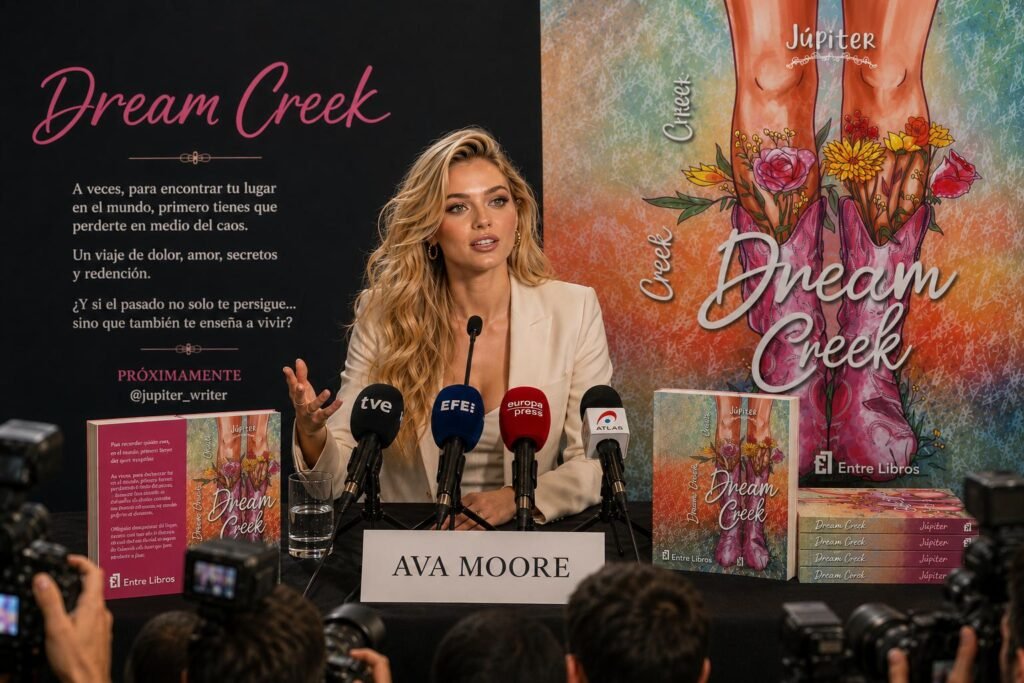 Presentación de Ava Moore en la novela Dream Creek